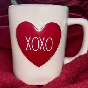 Rae Dunn XOXO Red Heart Mug